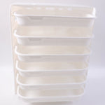 top view of space-saving 6-layer food organizer for kitchen