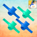 Food Pouch Sealer Clip in assorted colours attached to a plastic pouch with grains.