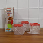 Usage of airtight food storage container set for daily kitchen organisation