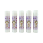 Multipack carton of glue sticks with cartoon designs for students