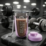 Fitness drink shaker bottle, easy to clean