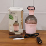 Mini vacuum cleaner in use on various surfaces