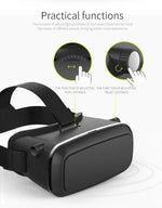 Detailed image of the Fitnos VR Headset's front, emphasizing its sleek design and detachable lid for AR.