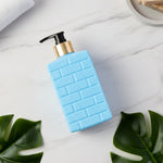 Refillable hand wash dispenser bottle in plastic