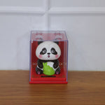 Small animated solar powered panda ornament with movement