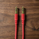 Durable flexible audio cable for high-fidelity sound transmission
