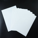 A4 inkjet printing paper showing dimensions and high opacity