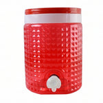 Side view of the 4.5 litre plastic water jug, highlighting the sturdy handle.
