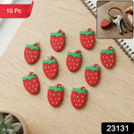 Cute strawberry design key ring for accessories