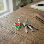 Premium rose bag charms and decorative keychains