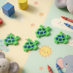 Cartoon turtle keyring set for everyday use