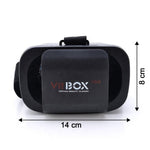 VR Box headset showing adjustable strap and soft eye padding for smartphone virtual reality