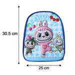 Size display of 12 inch kids backpack, suitable for preschool children