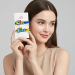 Kiss hair clip set displayed to highlight lightweight design