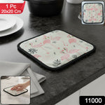 Heat resistant kitchen mat pad designed for hot cookware protection