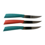 Multipurpose stainless steel knives for fruit and vegetable preparation