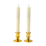 Lightweight LED flameless taper candles suitable for home, wedding, and party ambiance