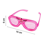 Stylish and comfortable LED light-up glasses for parties