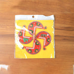 Acrylic Swastik Shubh Labh home decor wall hanging with spiritual Ganesha symbol