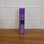 Elegant Signature lavender air freshener spray bottle designed for easy use