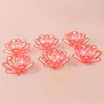 Elegant glowing lotus LED candles ideal for weddings and festive home decor