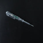Digital voltage tester pen with illuminated LED indicator showing power detection