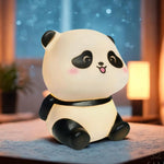 Cartoon panda bedside night light for children