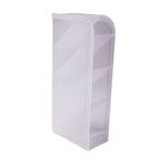 Stationery organizer with transparent compartments for office desk