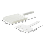 Food slicing press tool ensuring even cooking and uniform snack slices