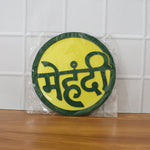 Reusable and easy to clean mehndi ceremony wall hanging sign for wedding use