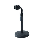 Universal mobile phone holder on office desk