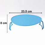 Kitchen and microwave compatible plastic serving tray