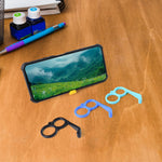 Universal design hand holder phone stand made of durable plastic