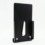 Close up of auto rickshaw mobile holder bracket