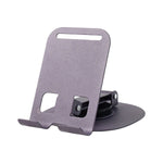 Versatile mobile stand demonstrating its multi-angle adjustments and convenient foldable design.