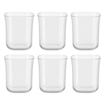 Transparent plastic drink glass from mojito glass set