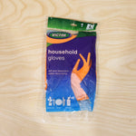 Orange rubber gloves suitable for daily kitchen cleaning