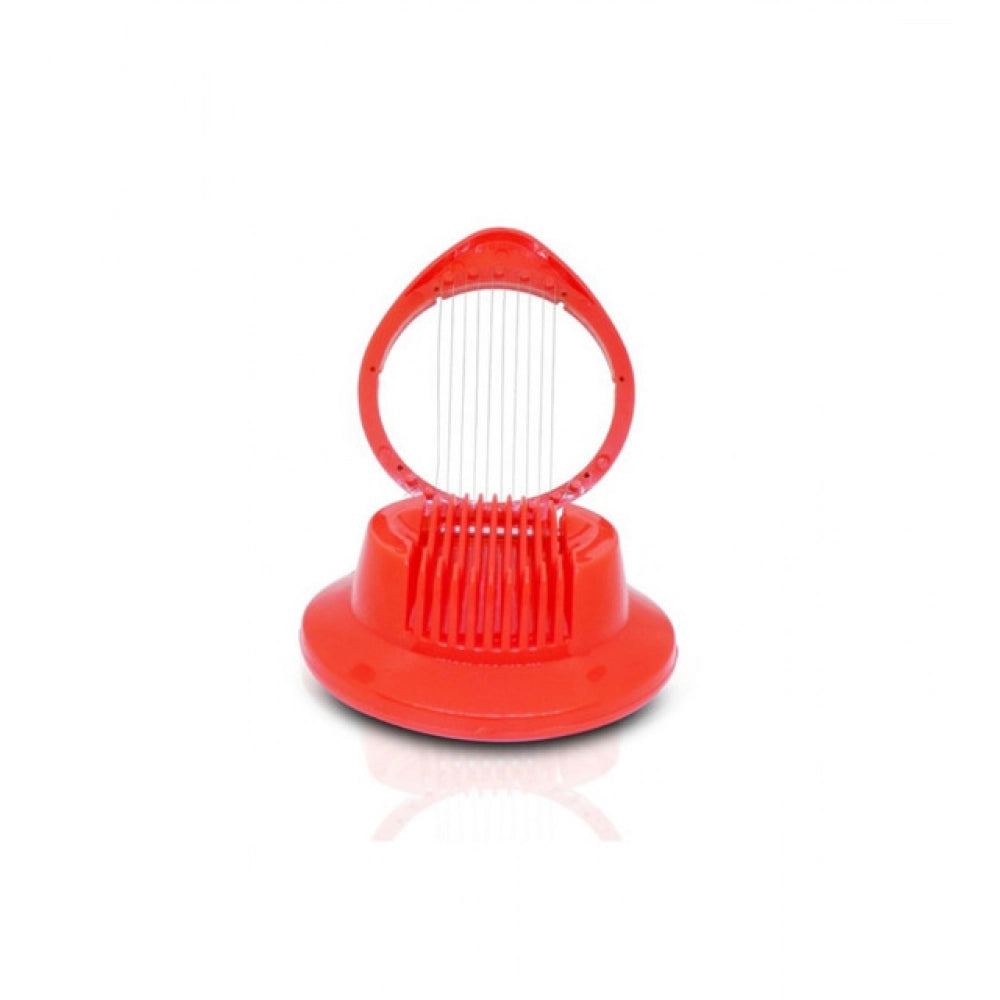 Pack of 4_Plastic Egg Slicer €“ Stainless Steel Wire Egg Cutter for Even Slices (Color: Assorted )