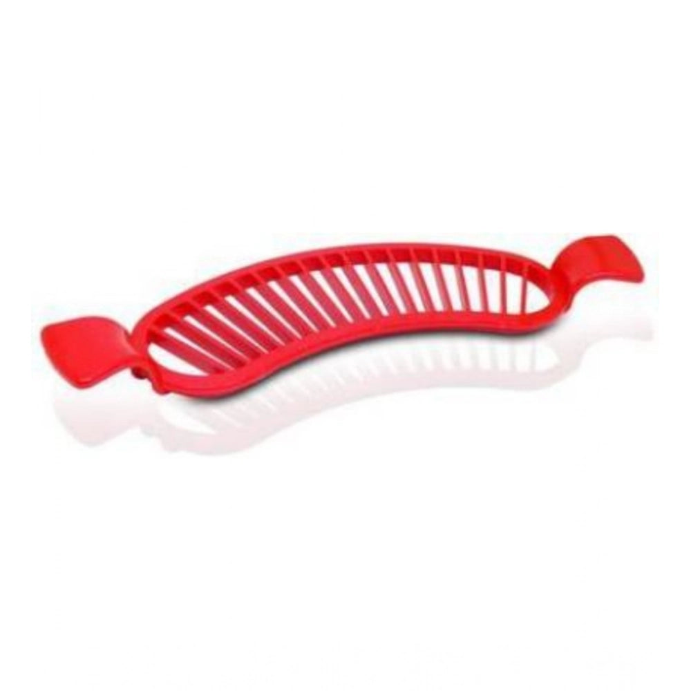 Pack of 8_Banana Slicer Cutter And Chopper €“ Plastic Fruit Slicers for Salads (Color: Assorted )