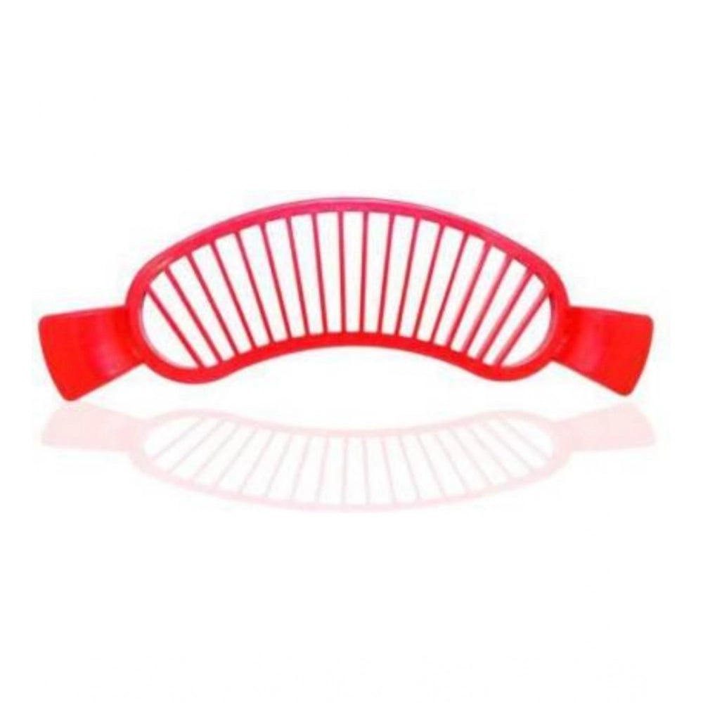 Pack of 8_Banana Slicer Cutter And Chopper €“ Plastic Fruit Slicers for Salads (Color: Assorted )