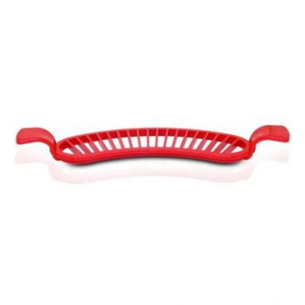 Pack of 8_Banana Slicer Cutter And Chopper €“ Plastic Fruit Slicers for Salads (Color: Assorted )