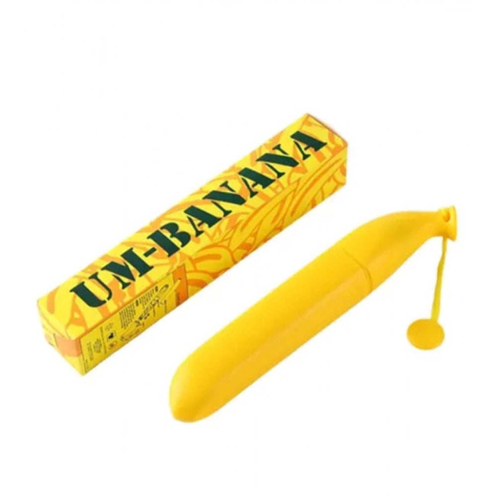Banana Umbrella €“ Compact Foldable Umbrella with Banana-Shaped Case (Color: Assorted )