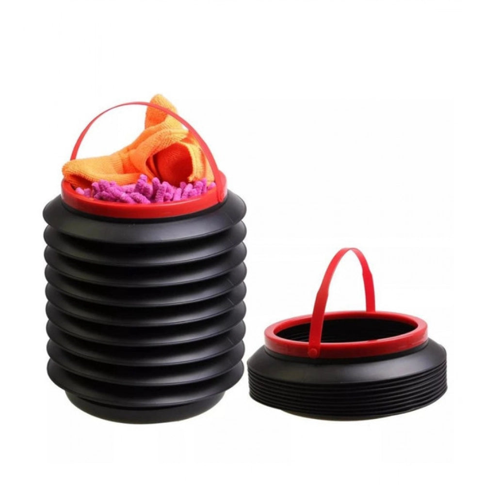 Pack Of 3_Foldable Dustbin €“ Portable And Space-Saving Trash Container (Color: Assorted )