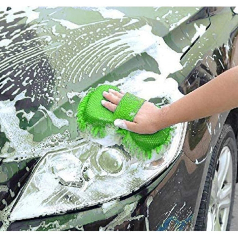 Pack Of 2_Car Wash Sponge €“ Soft And Absorbent Cleaning Sponge for Vehicles (Color: Assorted )