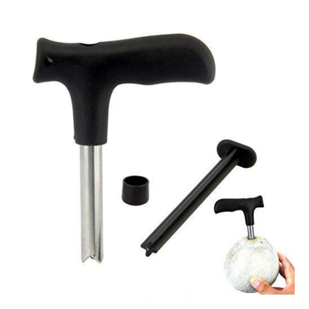 Pack Of 2_Coconut Opener €“ Easy And Safe Coconut Cutting Tool (Color: Assorted )