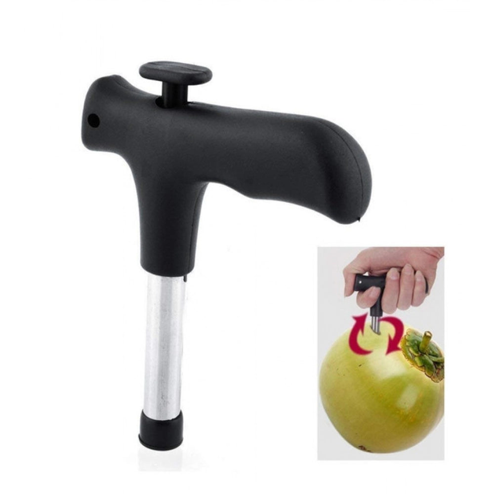 Pack Of 2_Coconut Opener €“ Easy And Safe Coconut Cutting Tool (Color: Assorted )