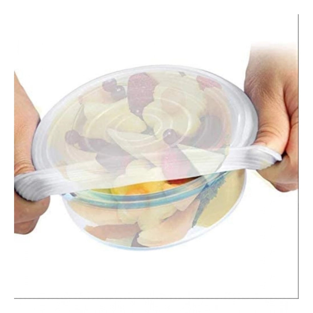 Pack Of 2_Silicone Lids €“ Reusable Stretchable Covers for Bowls And Containers (Color: Assorted )
