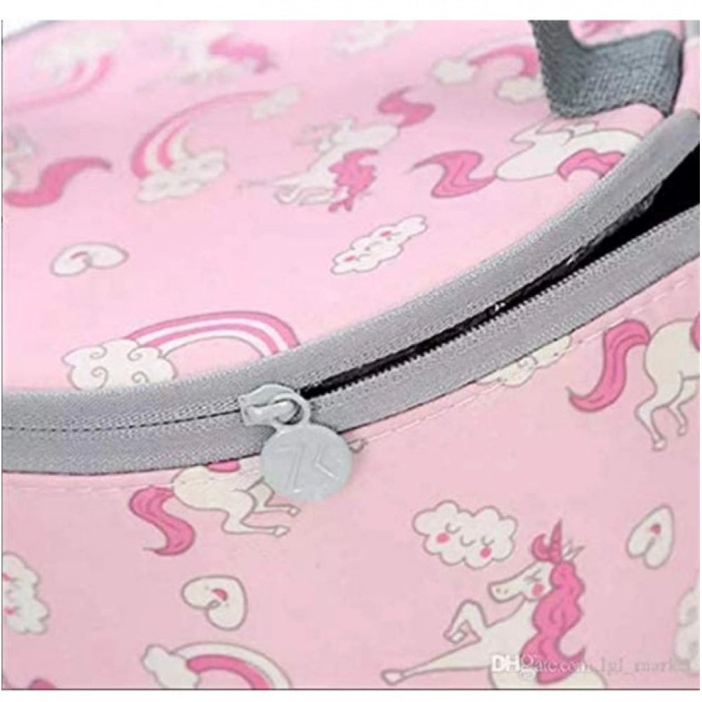 Round Travel Lunch Bag €“ Portable Office Bag for Men And Women (Color: Assorted )