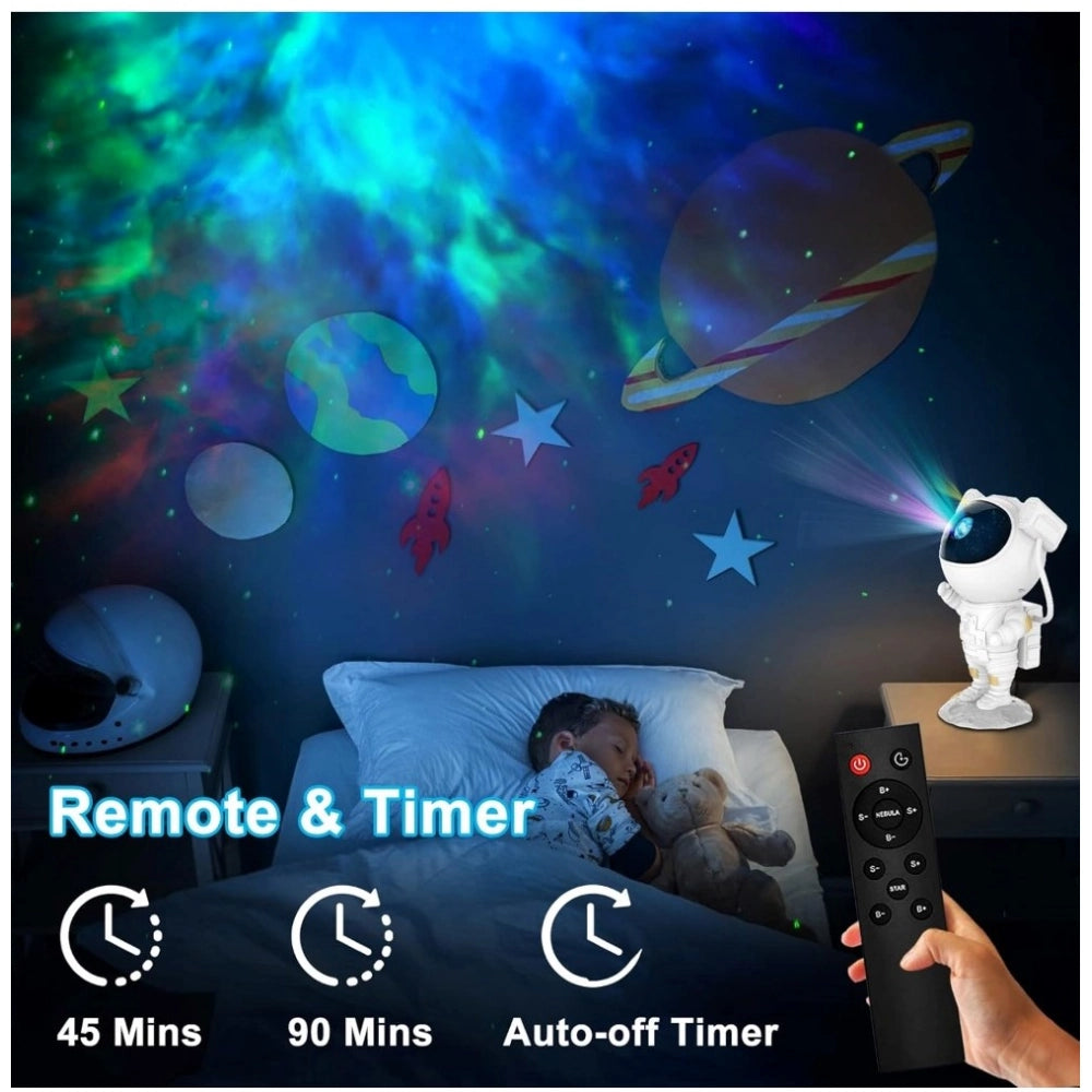 Plastic Galaxy Projector Night Lamp €“ Astronaut Design