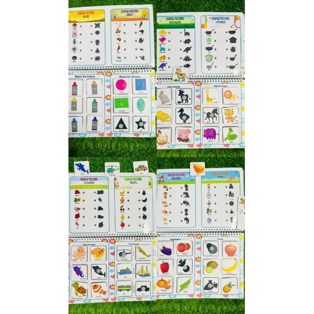 Generic Montessori Busy Book – Early Learning Activity Set (2–4 Years, Multicolor)